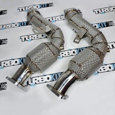 ДаунПайп на Audi 3.0 TFSI 3.2 FSI A6 A7 A8 Q5 S4 S5 с Heat shield ДаунПайп на Audi 3.0 TFSI 3.2 FSI A6 A7 A8 Q5 S4 S5 с Heat shield